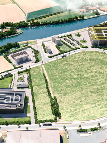 Rendering FFB Forschungsfertigung Batteriezelle