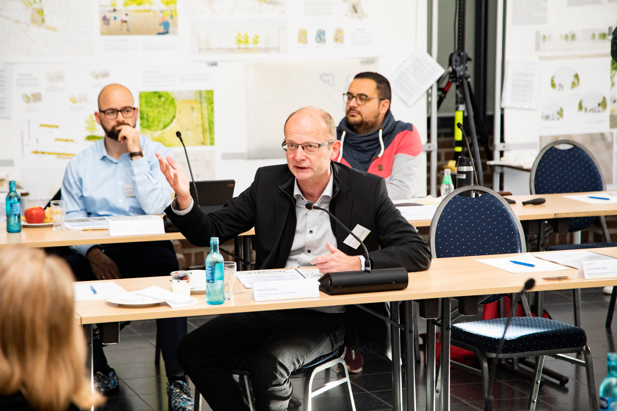 Preisgerichtsitzung des Realisierungswettbewerbs zur Umgestaltung des August-Bebel-Platzes in Bochum-Wattenscheid