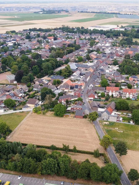 Ludtbild des Dorfes Holzweiler (Gemeinde Erkelenz)