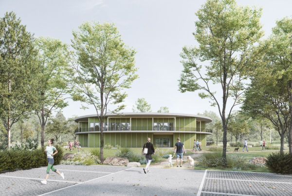 Visualisierung Ellbachzentrum Niederzier, pvma - pfeiffer.volland.michel.architekten gmbh