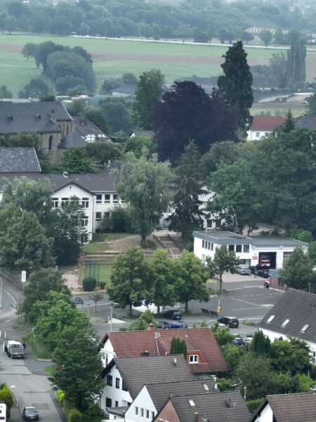 Lohmar: Neue Ortsmitte Birk - Aussicht über Ortskern