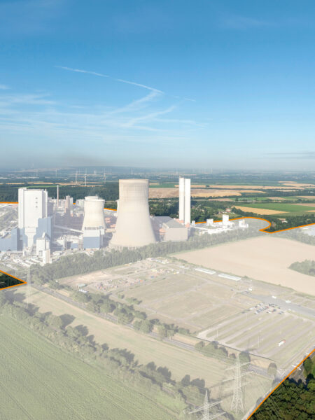 Flächendarstellung Niederaußem Kraftwerk, Perspektive.Struktur.Wandel