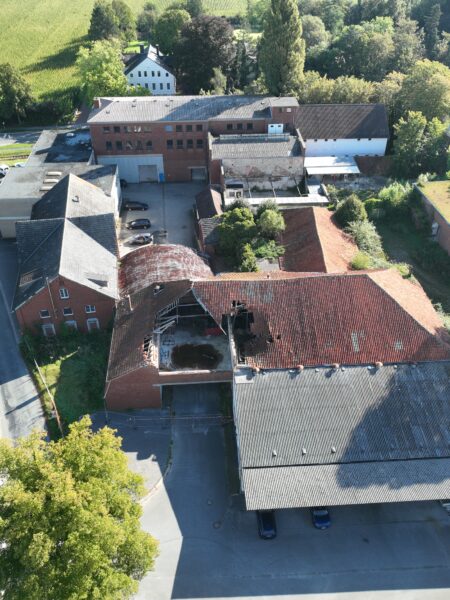 Ehemalige Brauerei Dittmann in Langenberg - Drohnenaufnahme