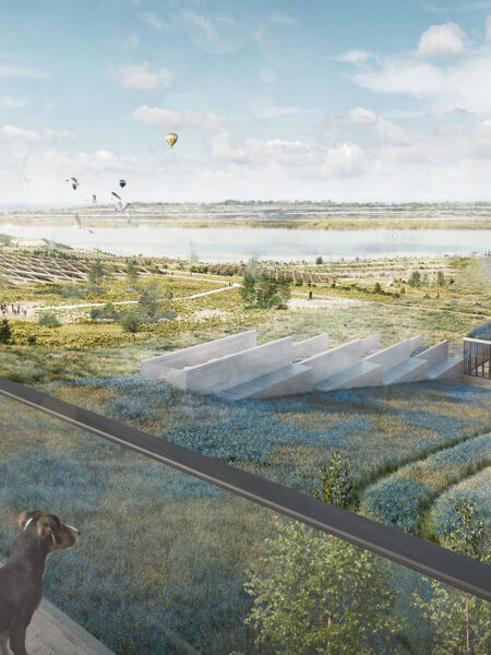 Aussichtsterrasse „NEULAND HAMBACH | Treibhaus Landschaftsarchitektur/Lindenkreuz Eggert
