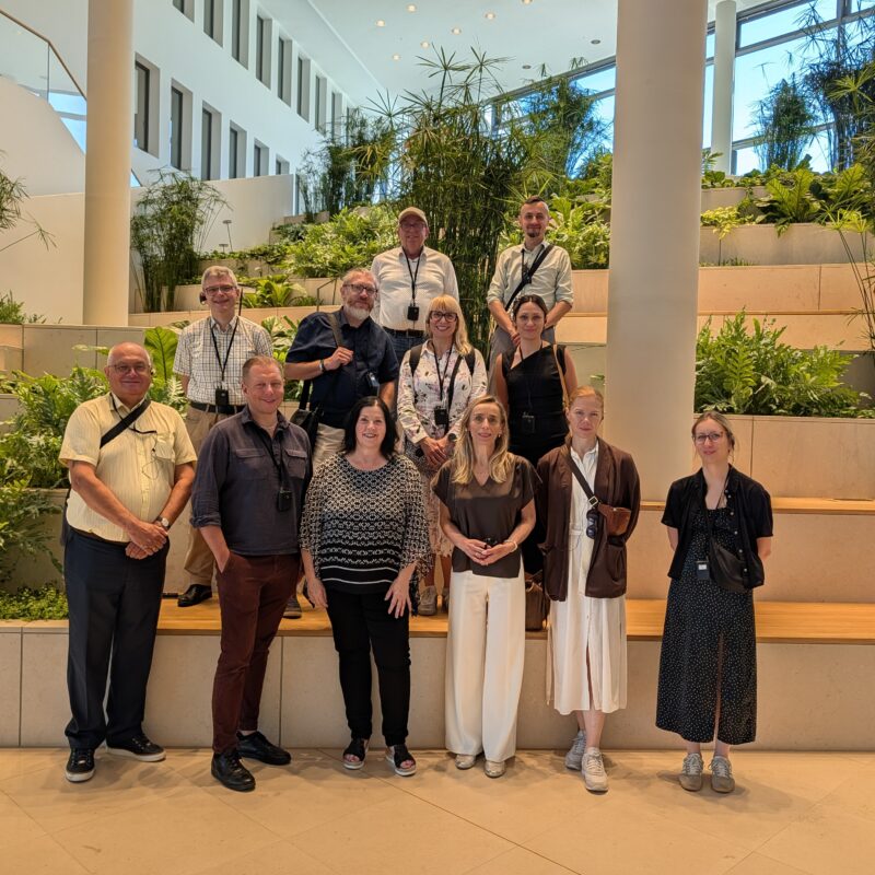 Im Rahmen eines fachlichen Austauschs besuchte eine Delegation der Górnośląsko-Zagłębiowska Metropolia (GZM) aus der polnischen Woiwodschaft Schlesien das Quartier PHOENIX-West in Dortmund.