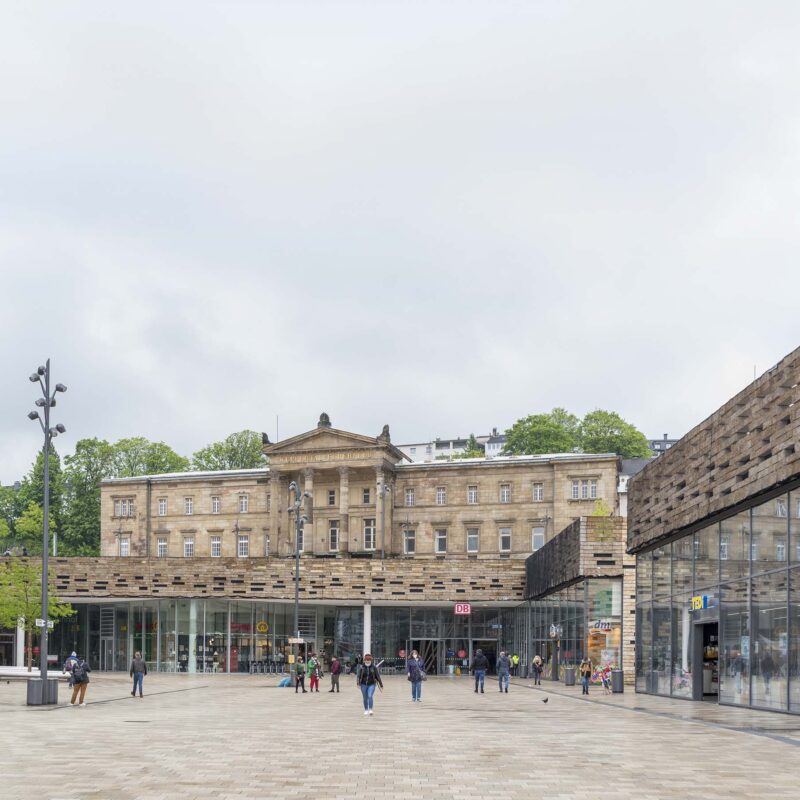 Historisches Empfangsgebäude des Wuppertaler Hauptnahnhofs