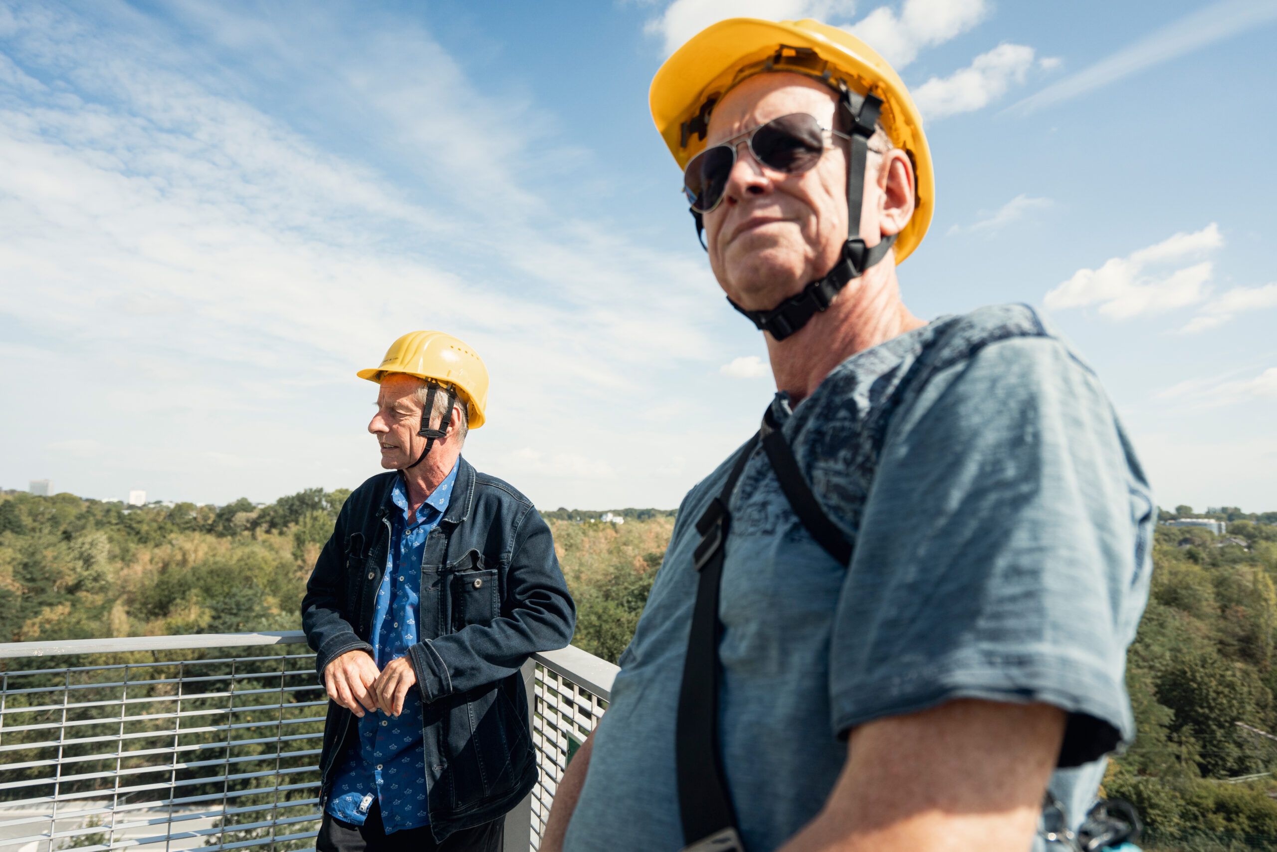 Reiner Kampfert (r.) und Stephan Bisewski von NRW.URBAN sind auf die Instandhaltung und Sicherung von Bestandsgebäuden spezialisiert.