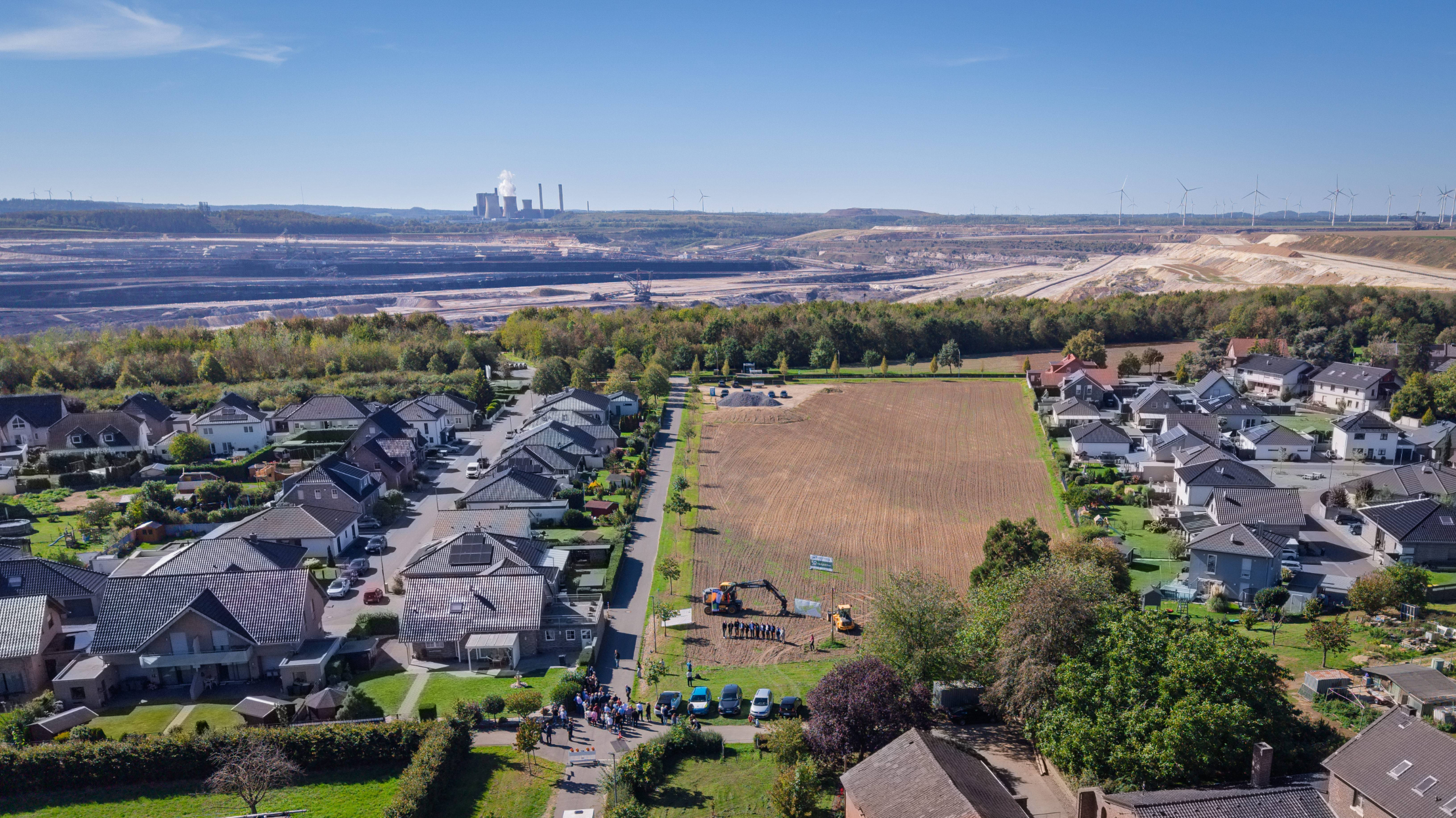 Spatenstich Sichtachse Gut Müllenark Inden-Schophoven, Foto: Gemeinde Inden / Jenö Gellinek