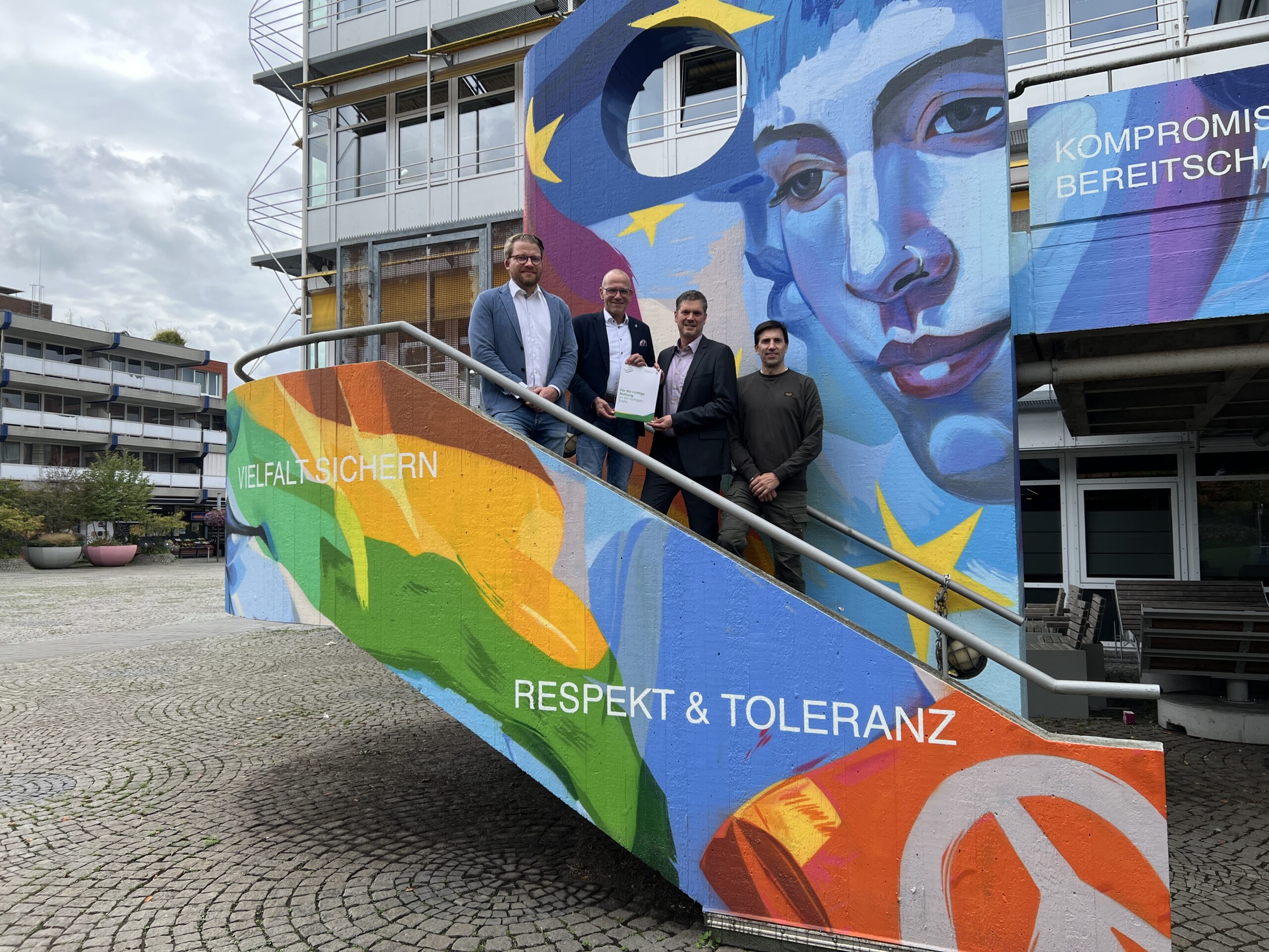Termin zur Unterzeichnugn der Konsensvereinbarung für Bau.Land.Partner in Emsdetten