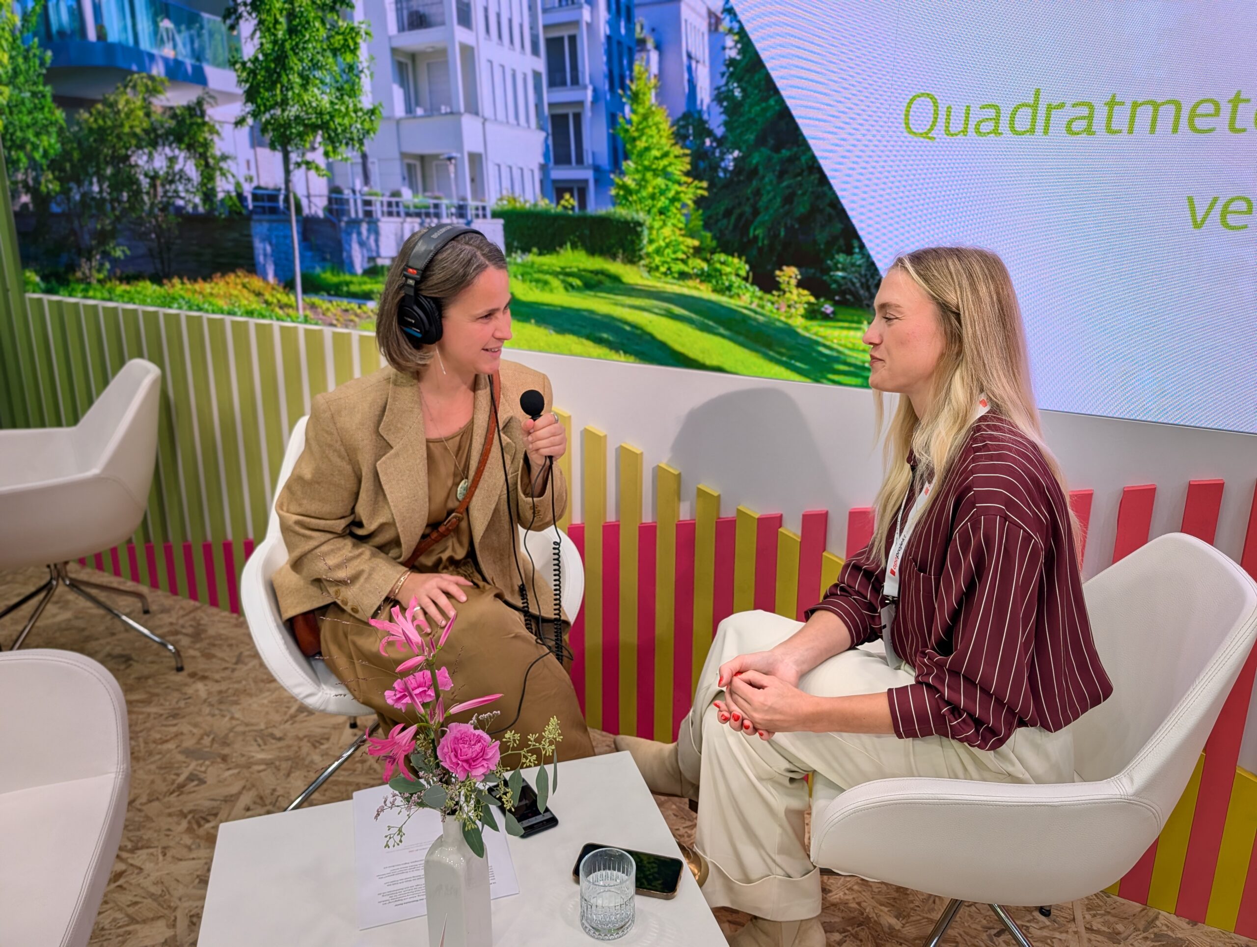 Interview am Gemeinschaftsstand Nordrhein-Westfalen bei der Expo Real 2026
